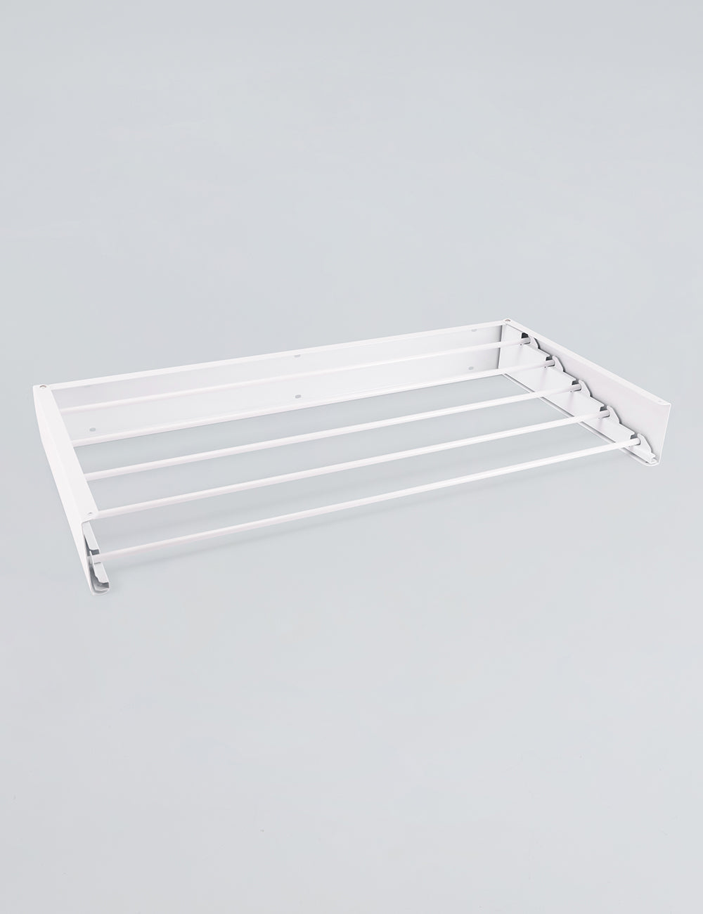Tendedero de pared plegable para interiores y exteriores.