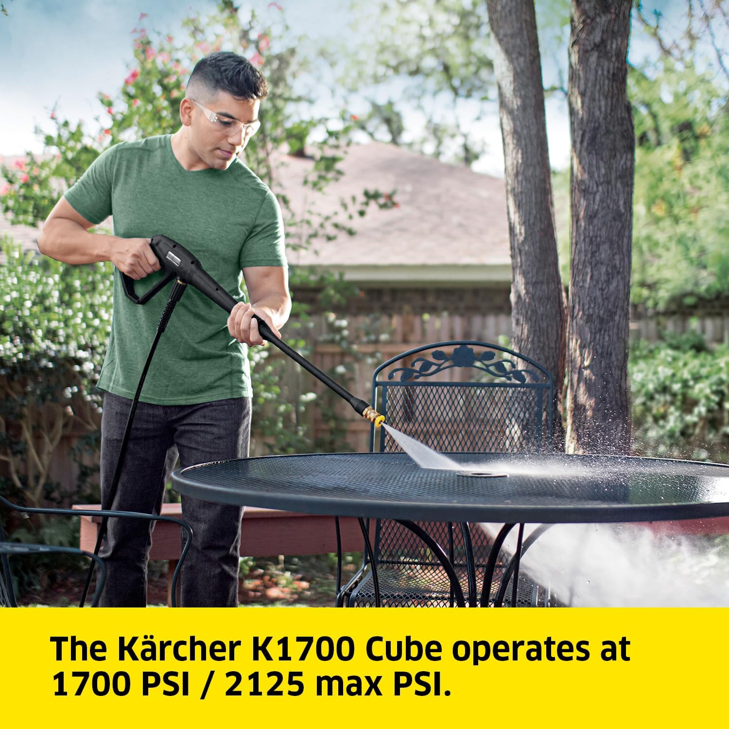 Karcher - Máquina limpiadora eléctrica a presión, K1700 Cubo, Amarillo