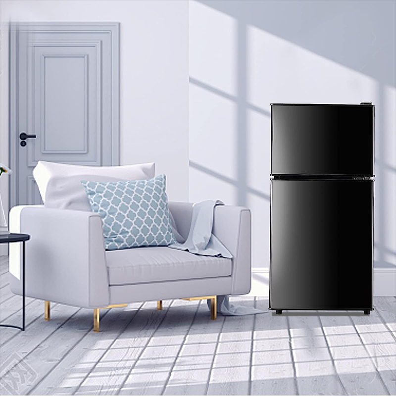 3.5Cu.Ft Double Door Compact Refrigerator With Freezer