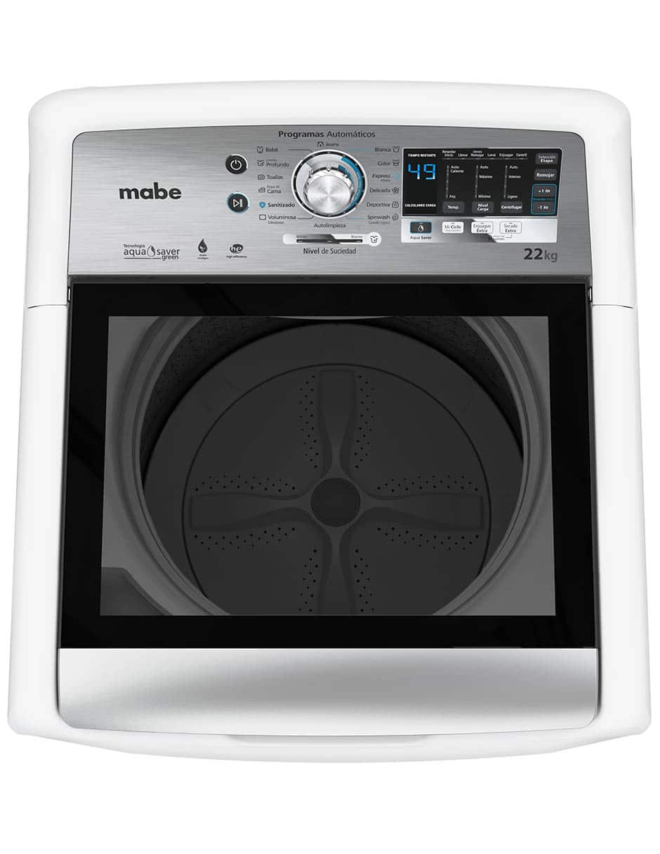 Combo Lavadora + Secadora Mabe gas/eléctrico 22 kg LMH72201SMG17R8M