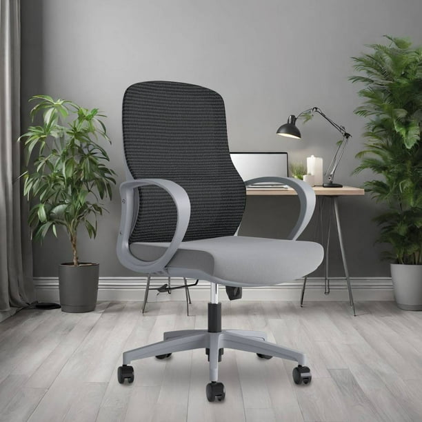 Silla Ejecutiva Valery Products Línea Premium Mónaco Gris Oxford