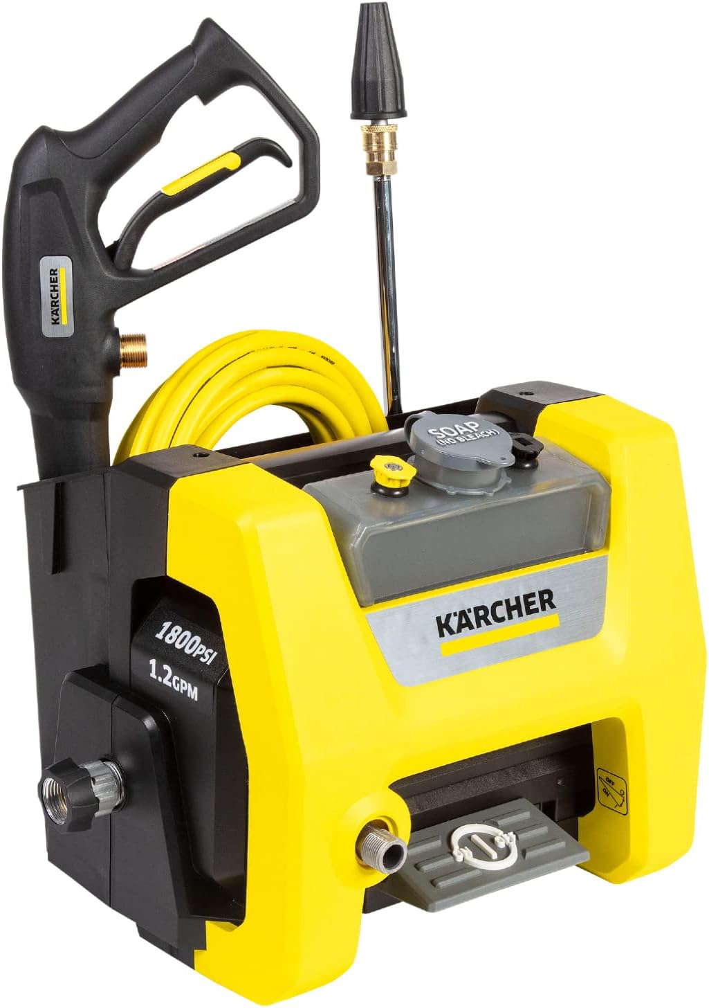 Karcher - Máquina limpiadora eléctrica a presión, K1700 Cubo, Amarillo