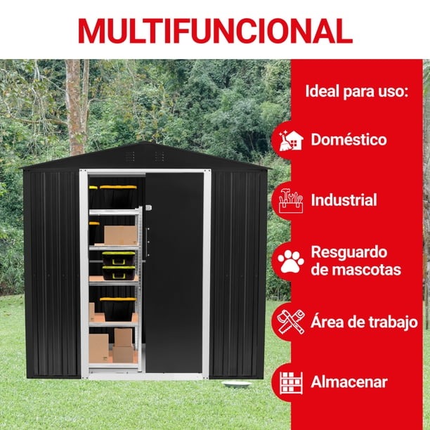 Bodega Almacenamiento Casa Cobertizo Para Exterior De Acero