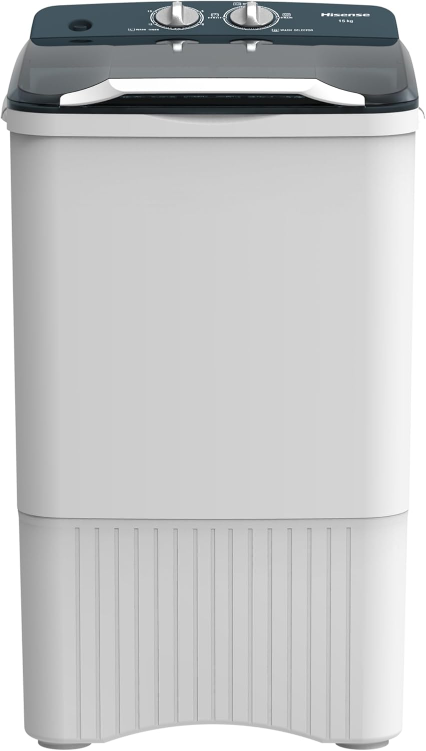 Hisense WSFF1501 Lavadora Semiautomatica 15kg, Blanco/Gris
