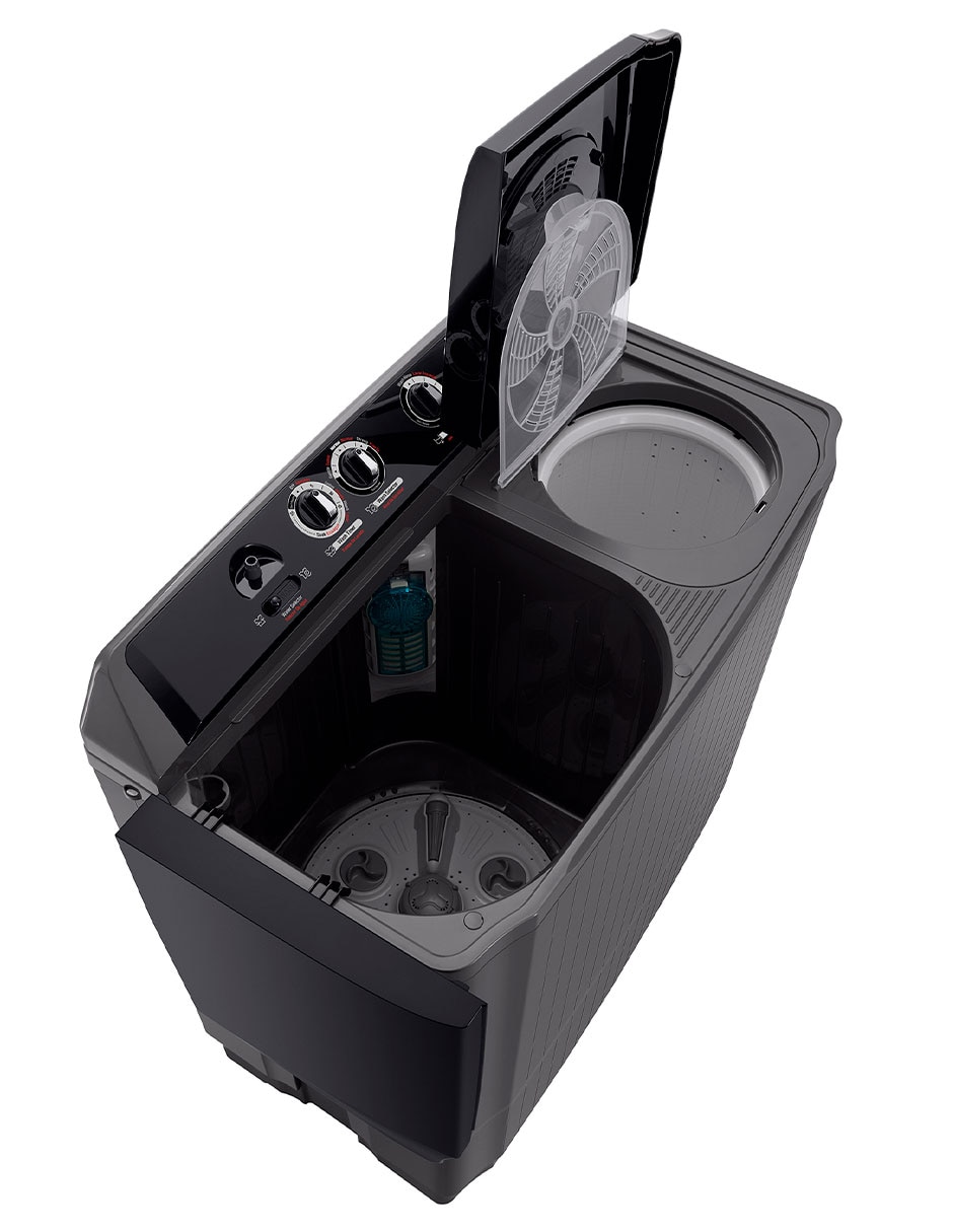 Lavadora doble tina LG 18 KG semiautomática doble carga WP18MAR.DBMELAT