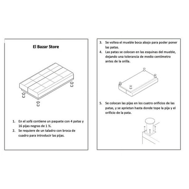 Sofa Cama Reclinable El Bazar Store New York Gris Oxford , Futon 3 posiciones, Sala
