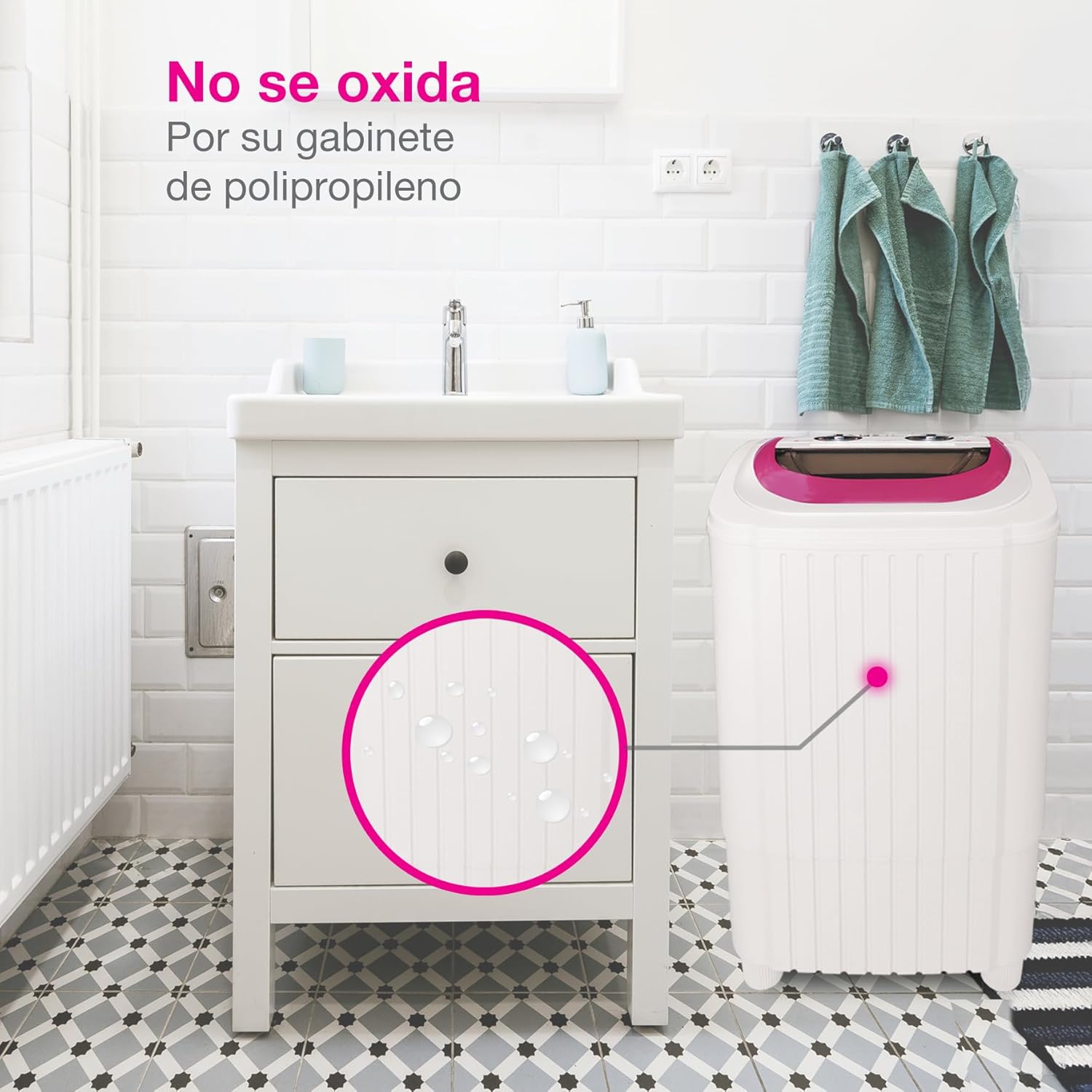 Koblenz Lavadora Compacta Semiautomática de 6 Kg con Timer y Paro Automático, 2 Velocidades, Sistema de Impulsor Reversible, Perilla Selectora, Fácil de Limpiar y Mover, Blanca LCK-60