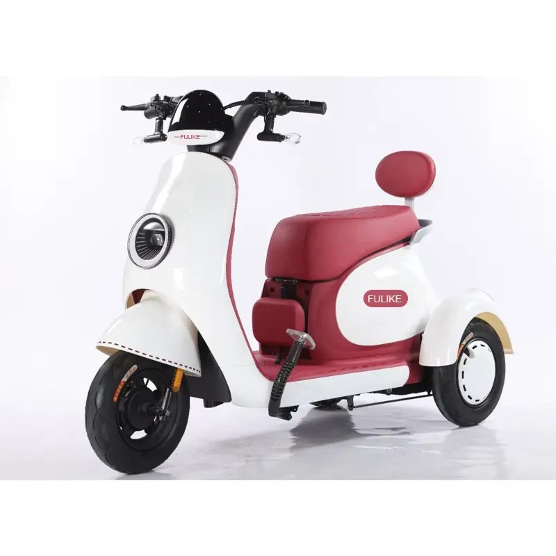 Triciclo eléctrico superventas (categoría de scooters eléctricos): vehículo de tres ruedas con pedales para adultos.