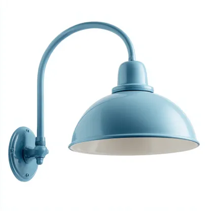 Applique Metallo 26x20x32 cm – Azzurro – Design moderno-Nestgonest