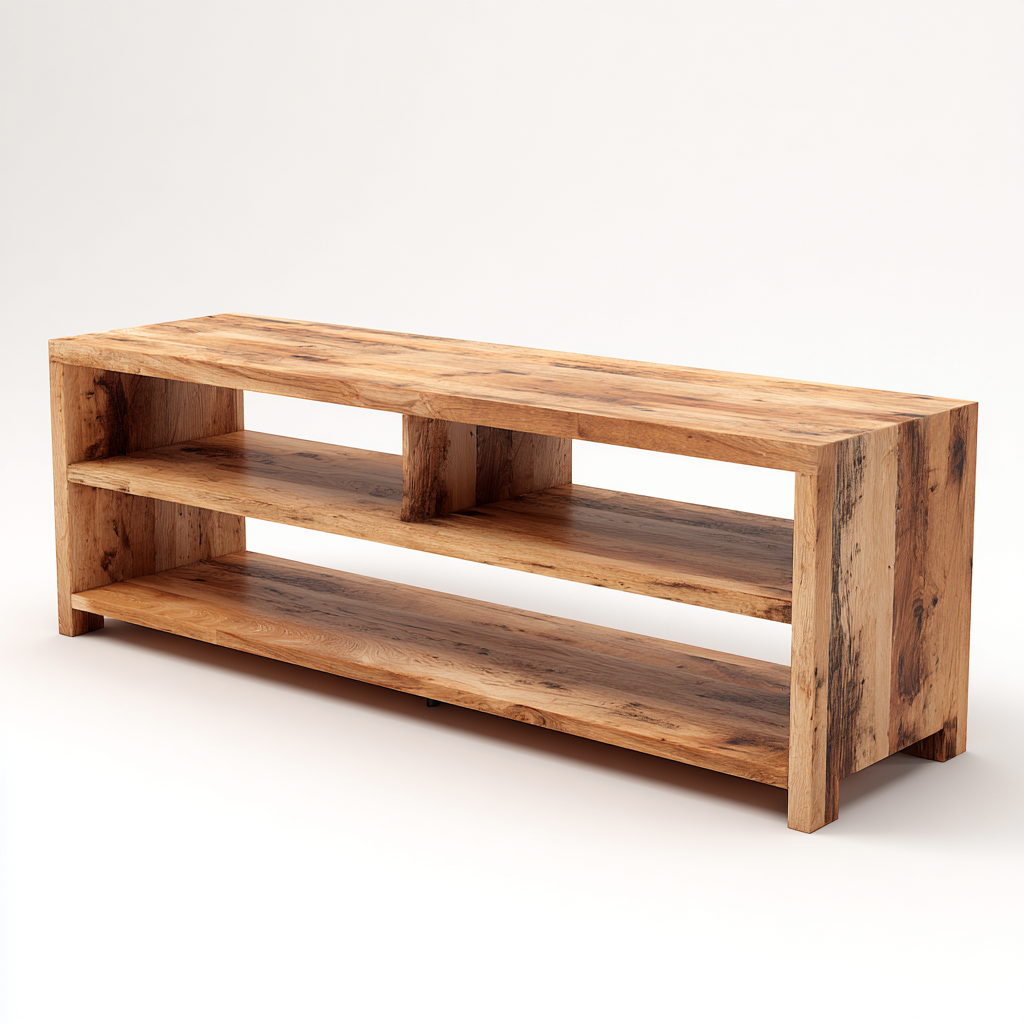 Mobile TV legno 140×40 cm – marrone – stile rustico-Nestgonest