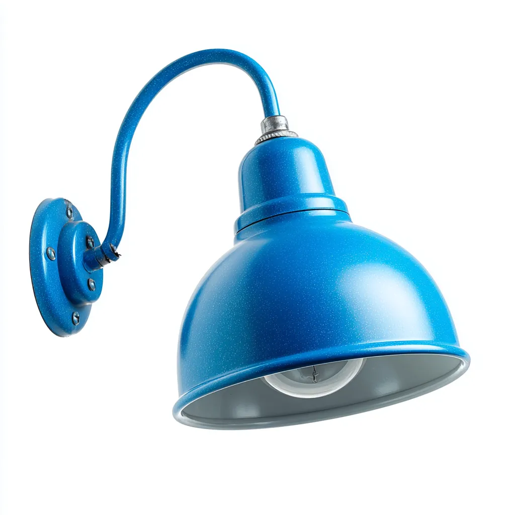 Applique Metallo 24x18x30 cm – Azzurro – Design moderno-Nestgonest