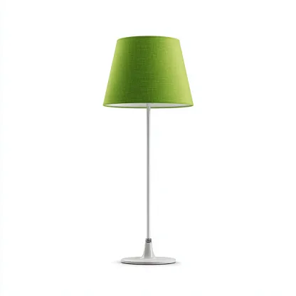 Lampada da terra in metallo 28×28 cm – verde/bianco – adatta al soggiorno – design moderno-Nestgonest