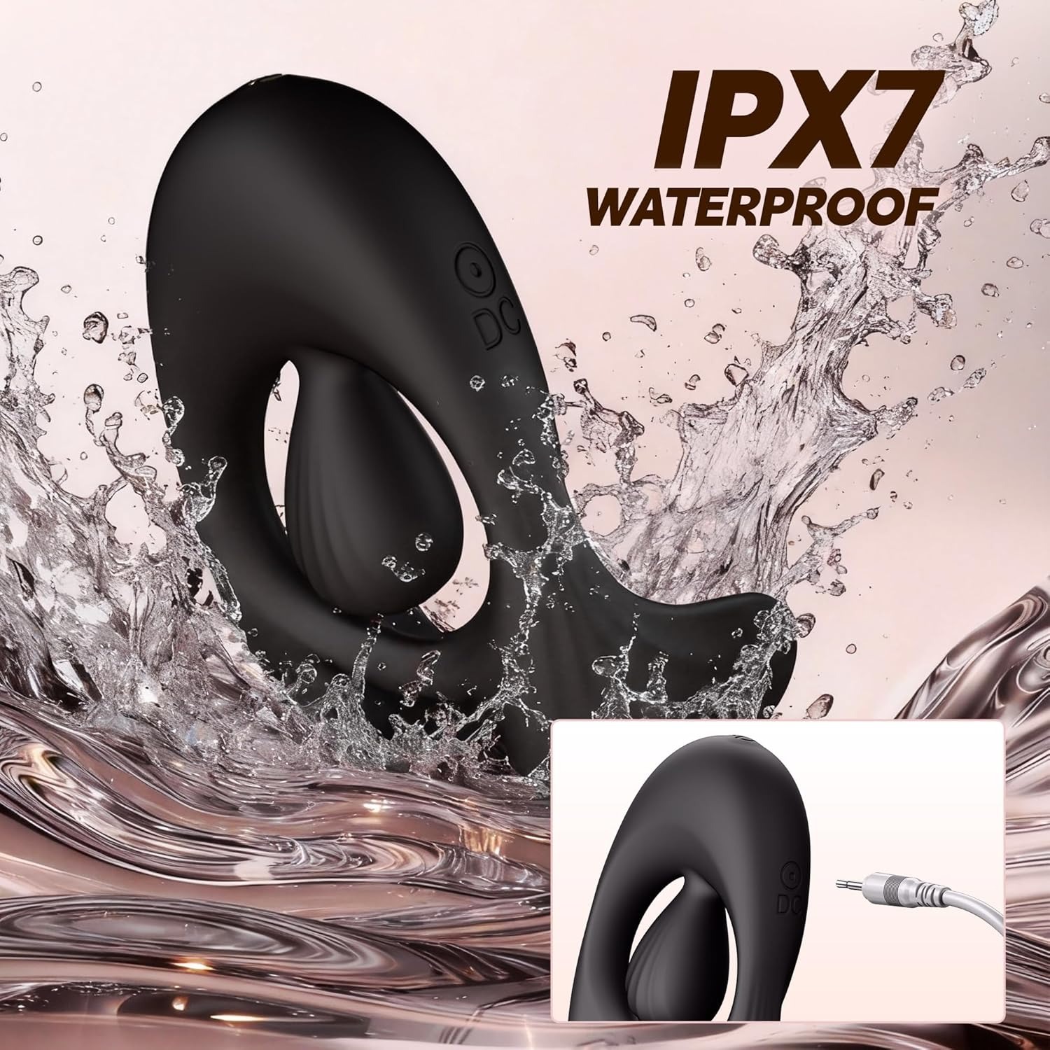 Vibrating Cock Ring Male Sex Toys – Couples Sex Toys for Clitoris & Testicle Stimulation