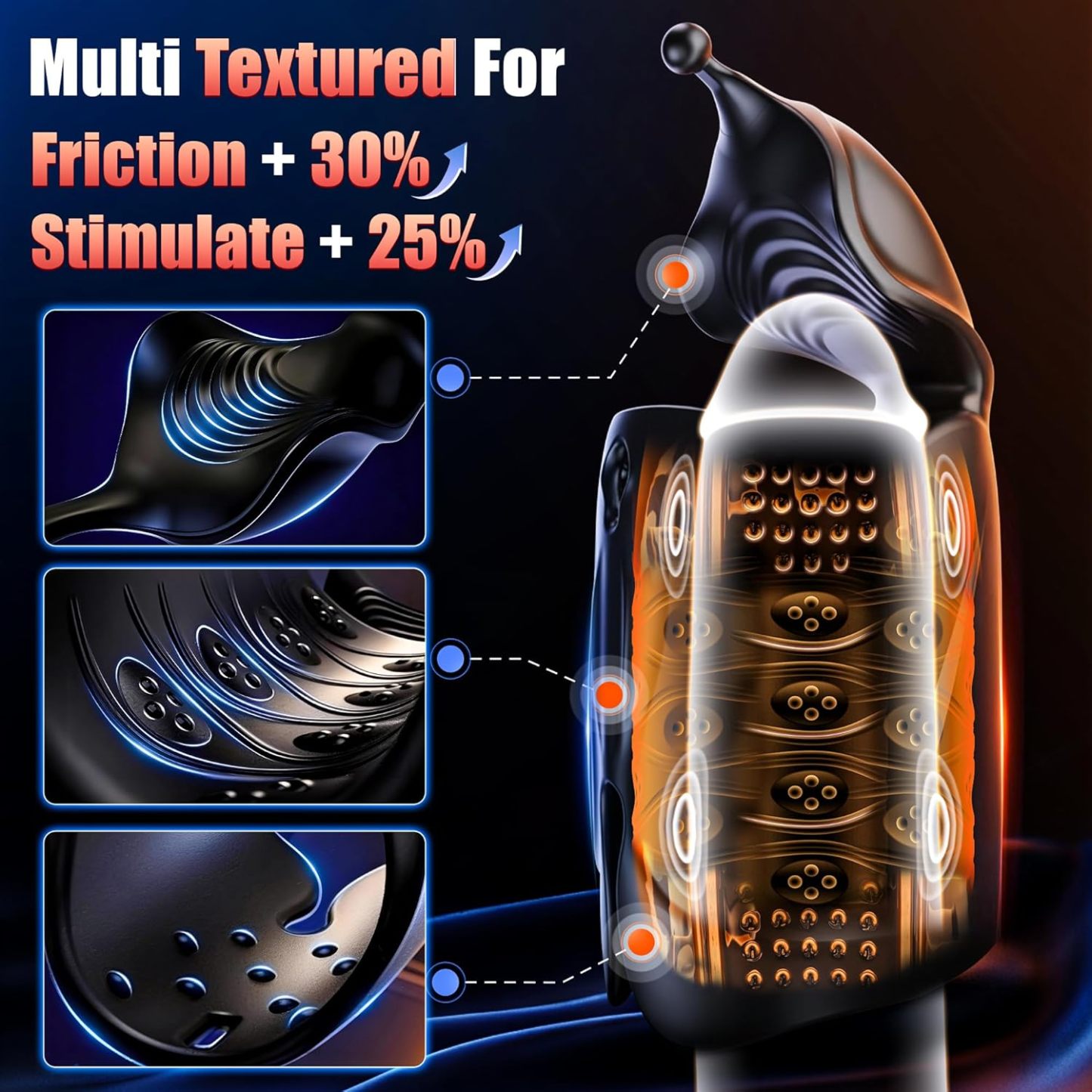 🔥Littls™ Men's Hand-Free Vibrator, Multiple Wearing Options, Vibrator Set, Penis Stimulator Sex Toy