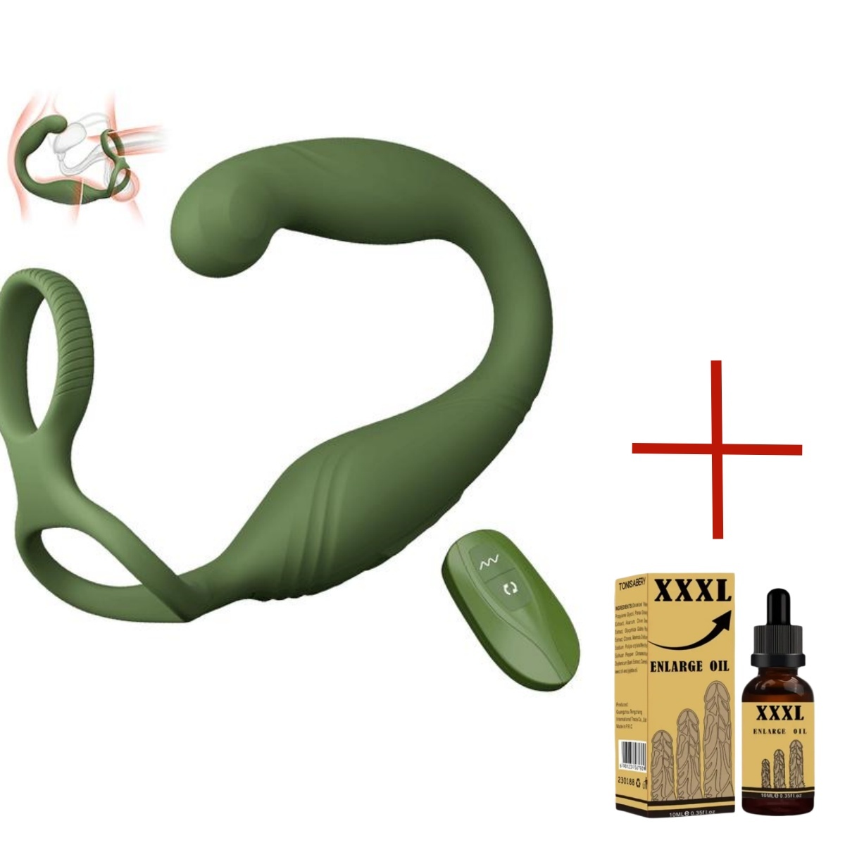 AngryBull Pro™— Beaded Prostate Massage, Anal Plug, Effectively Treats ED/PE