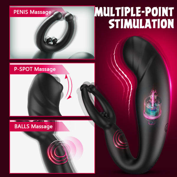 Rainstorm™— Beaded Prostate Massage, Anal Plug, Effectively Treats ED/PE