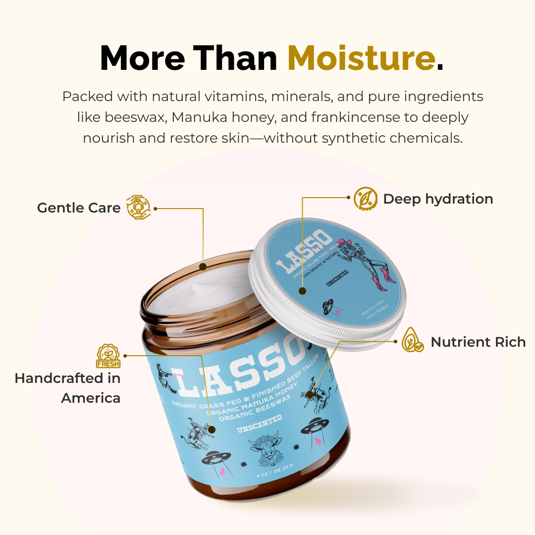 Organic Tallow & Manuka Honey Moisturizer