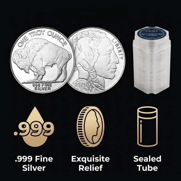 🔥LAST DAY SPECIAL SALE 70% OFF🔥American Buffalo 2026 One Ounce silver Proof Coin