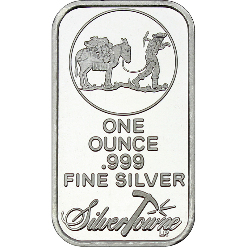 SilverTowne Trademark 1 oz .999 Fine Silver Bar