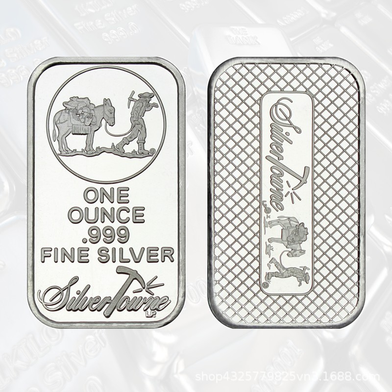 SilverTowne Trademark 1 oz .999 Fine Silver Bar