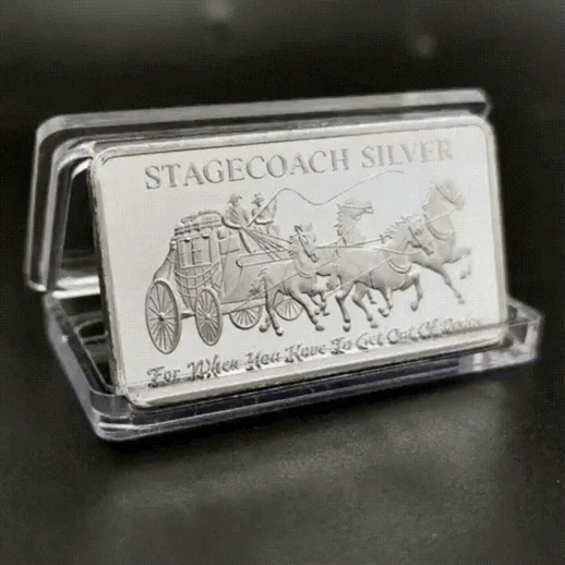 🔥Last day discount! Stagecoach Silver Bar🔥