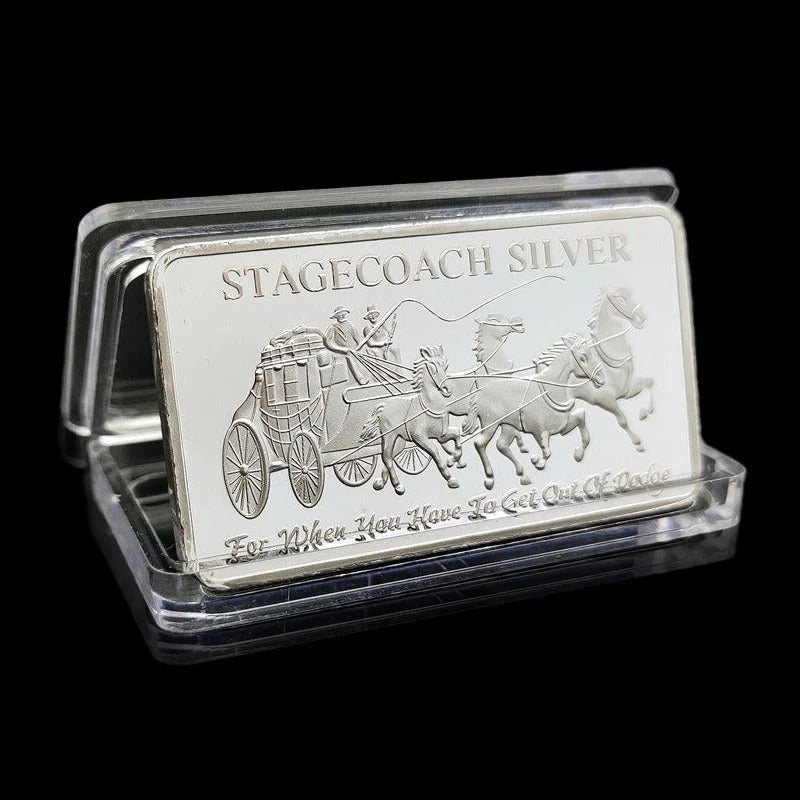 🔥Last day discount! Stagecoach Silver Bar🔥