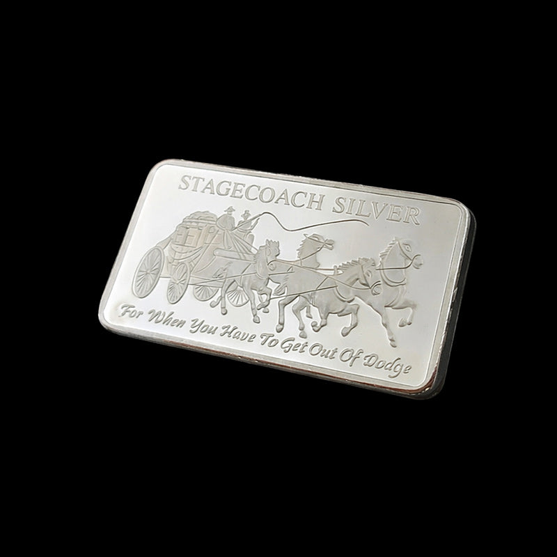 🔥Last day discount! Stagecoach Silver Bar🔥