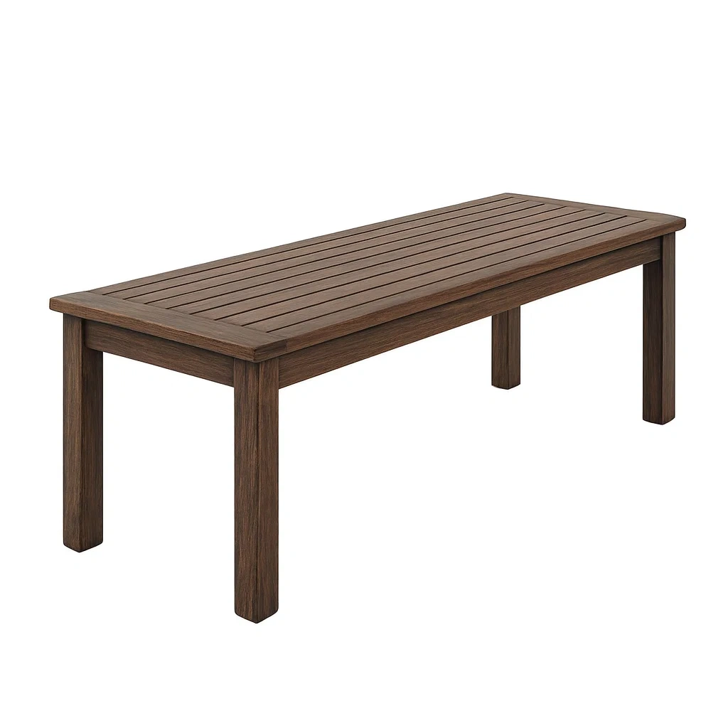 Banc d'extérieur en bois marron 180x45x40 cm-cozyflairz