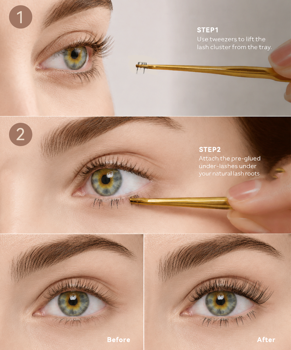 GOLASH Glue-Free Bottom DIY Lashes