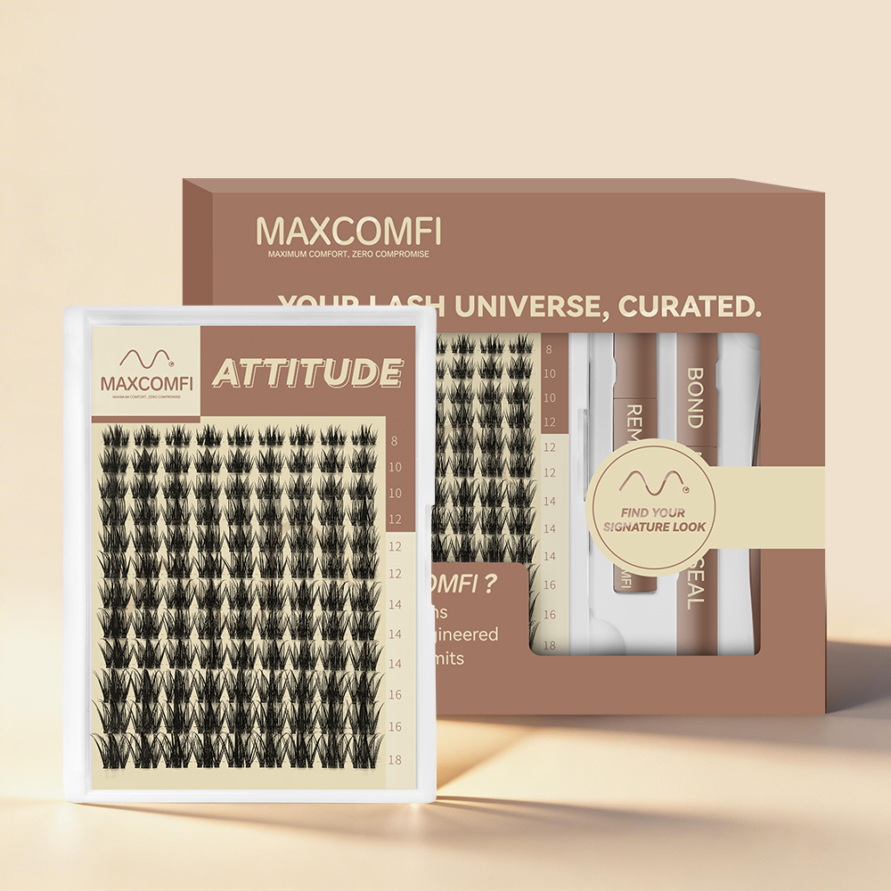 MAXCOMFI Attitude | SCULPTLASH™ Winged Glam Cluster Lash Kit