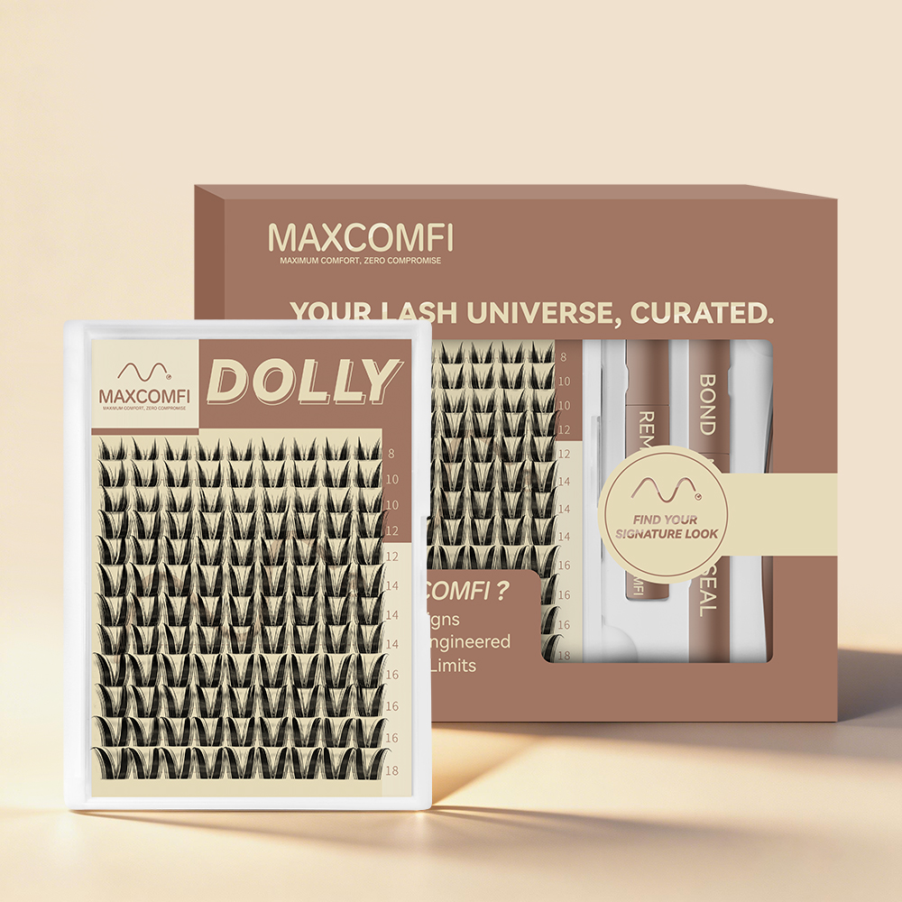 MAXCOMFI Dolly | SCULPTLASH™ Anime Invisible Cluster Lash Kit