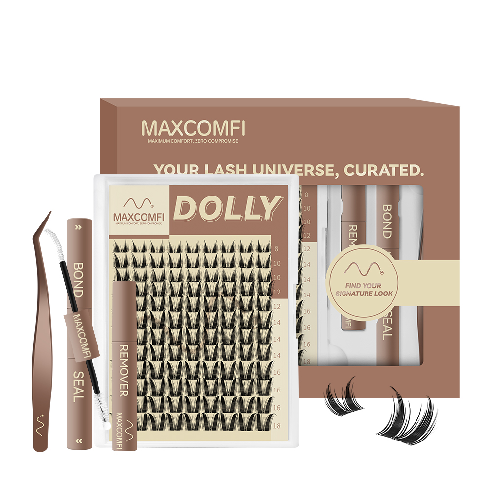MAXCOMFI Dolly | SCULPTLASH™ Anime Invisible Cluster Lash Kit-Maxcomfi