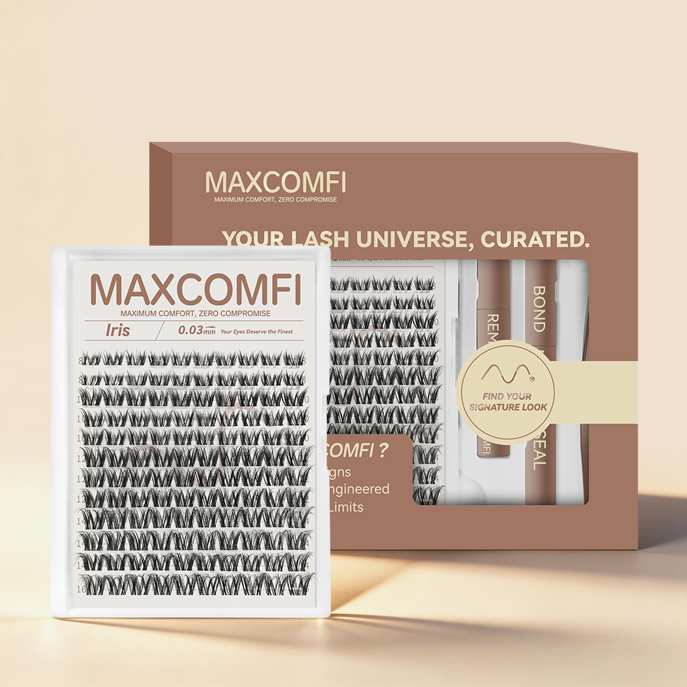 MAXCOMFI Iris | SCULPTLASH™ Winged Glam Cluster Lash Kit