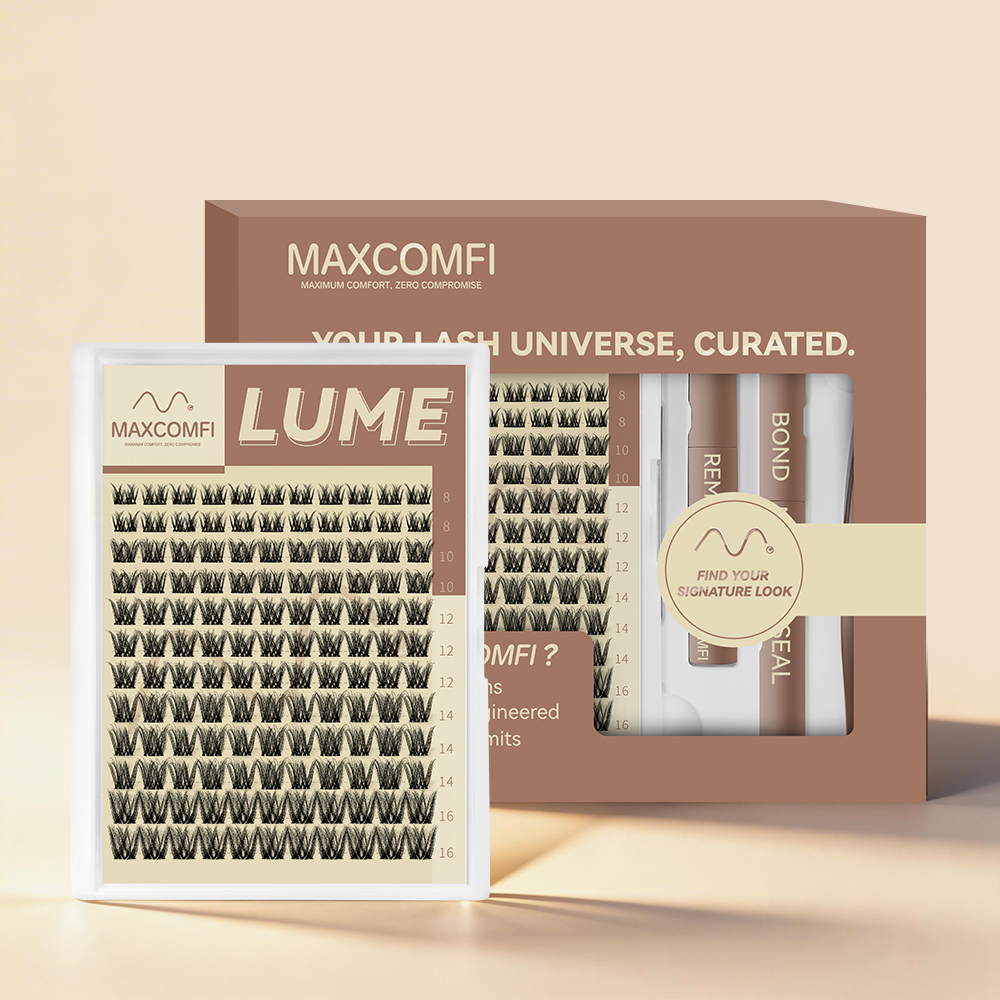 MAXCOMFI Lume | SCULPTLASH™ Winged Glam Cluster Lash Kit