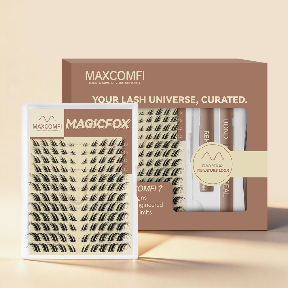 MAXCOMFI MagicFox | SCULPTLASH™ Fox Eye Cluster Lash Kit