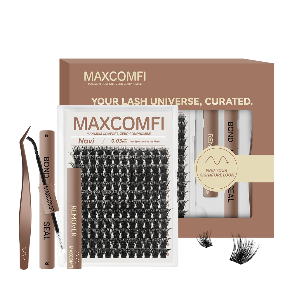 MAXCOMFI Navi | DOLLEYE™ Mega Volume Cluster Lash Kit-Maxcomfi