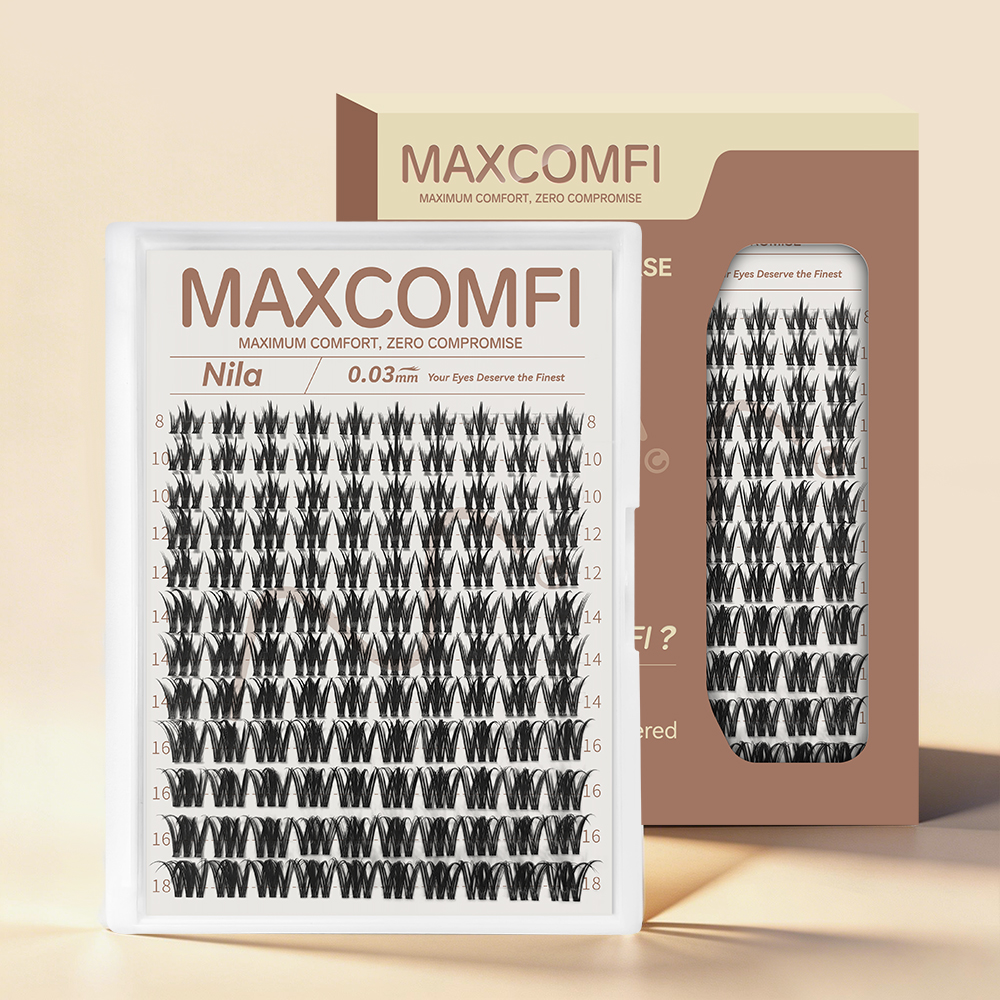 MAXCOMFI Nila | DOLLEYE™ 3D Drama Cluster Lash Only