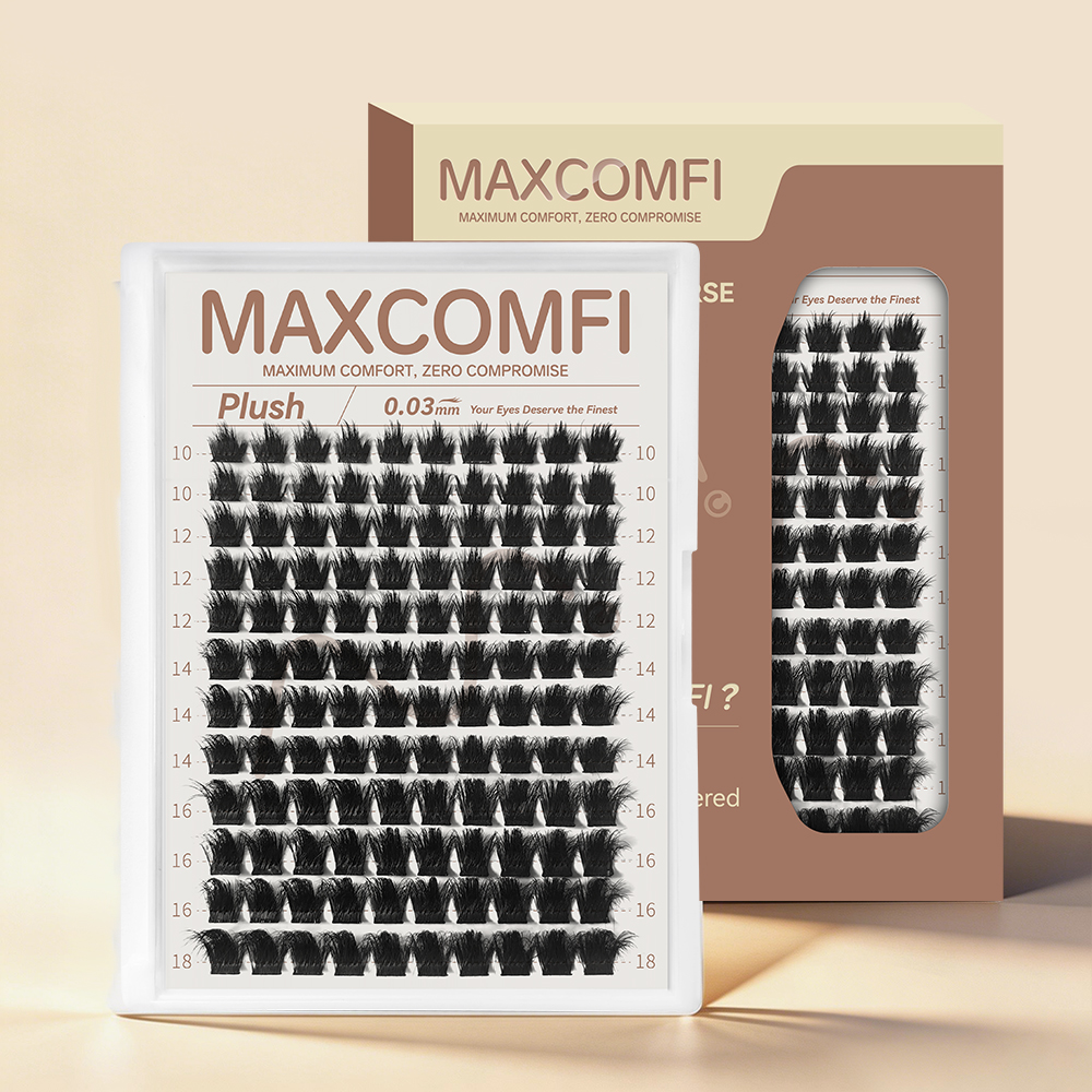 MAXCOMFI Plush | DOLLEYE™ Fluffy Volume Cluster Lash Only