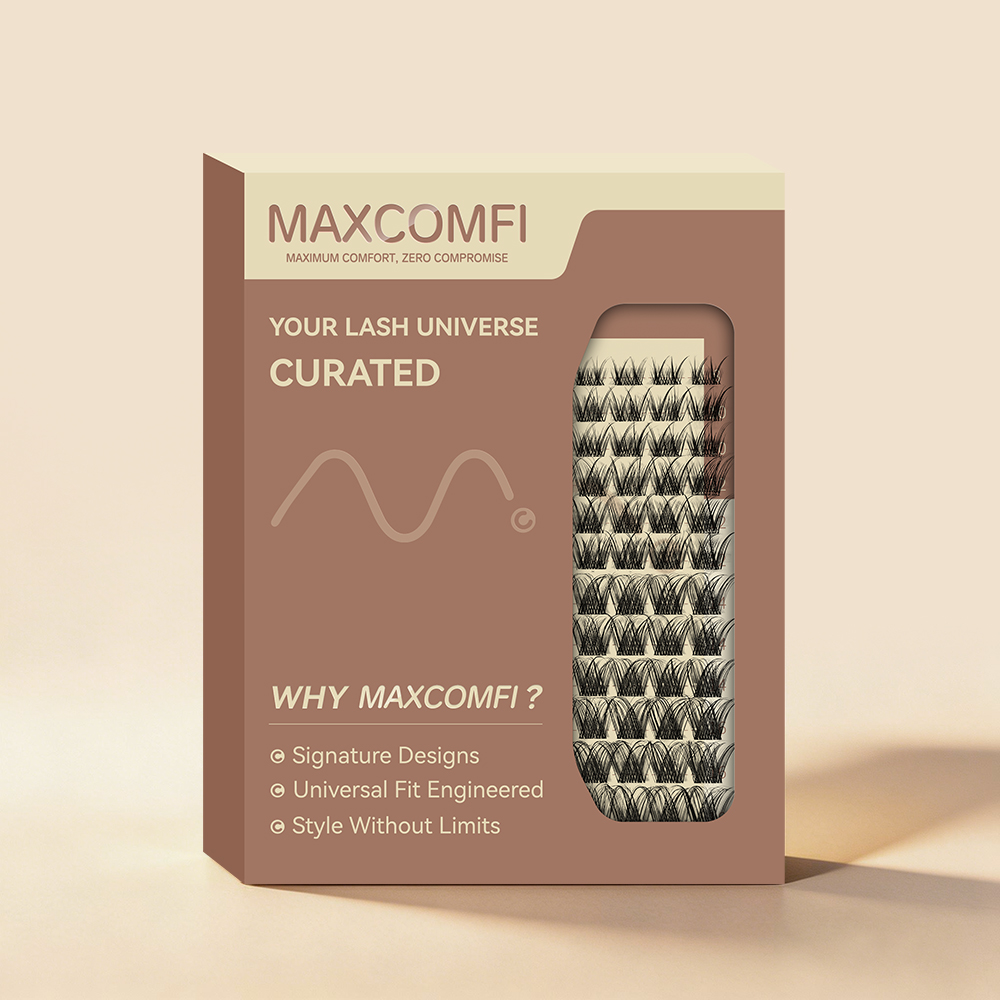 MAXCOMFI Secret | ZEROFEEL™ Featherlight Volume Cluster Lash Only