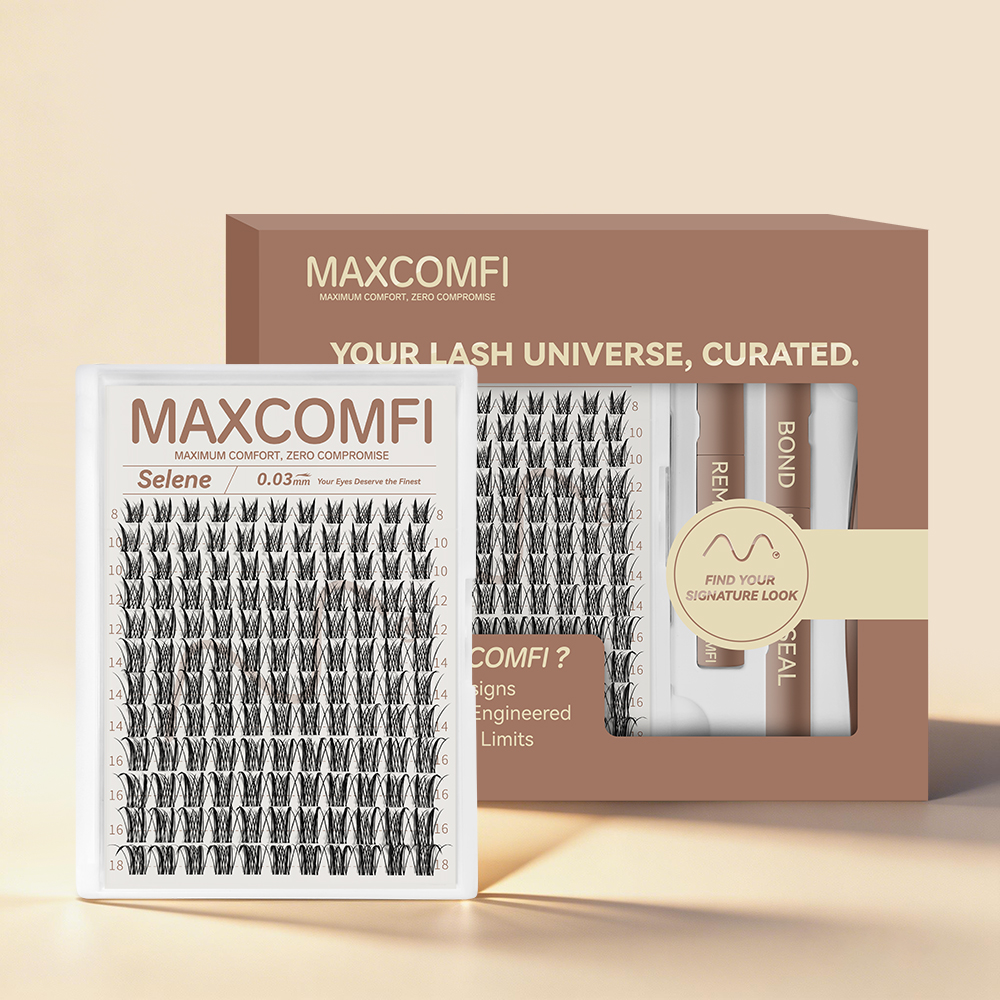 MAXCOMFI Selene | SCULPTLASH™ Featherlight Winged Cluster Lash Kit