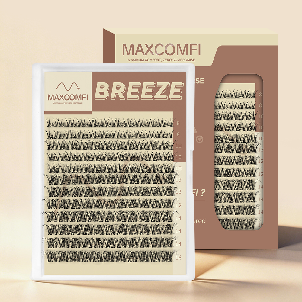 MAXCOMFI Breeze | ZEROFEEL™  Wispy Invisible Cluster Lash Only