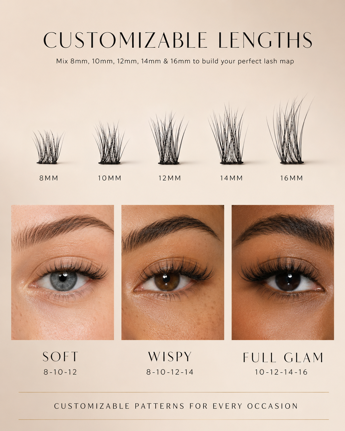 MAXCOMFI Breeze | ZEROFEEL™ Wispy Invisible Cluster Lash Kit