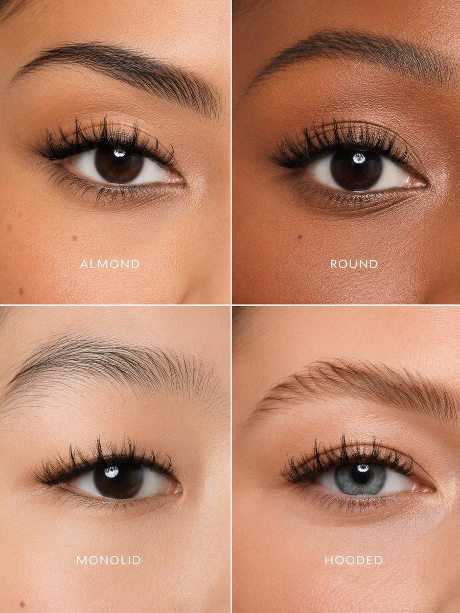 MAXCOMFI Ebony Natural Wispy Lash Cluster Kit
