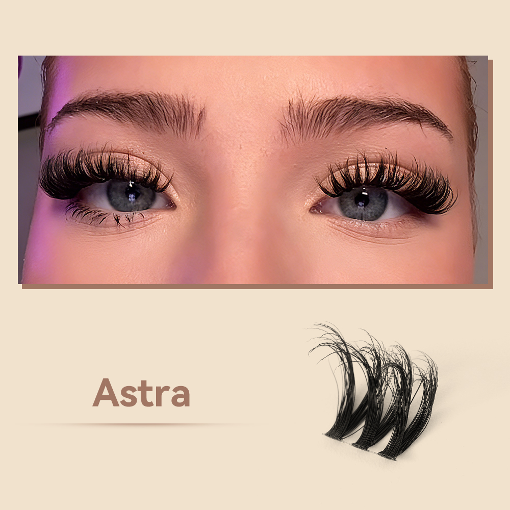 MAXCOMFI Astra | ZEROFEEL™ Wispy Invisible Cluster Lash Kit