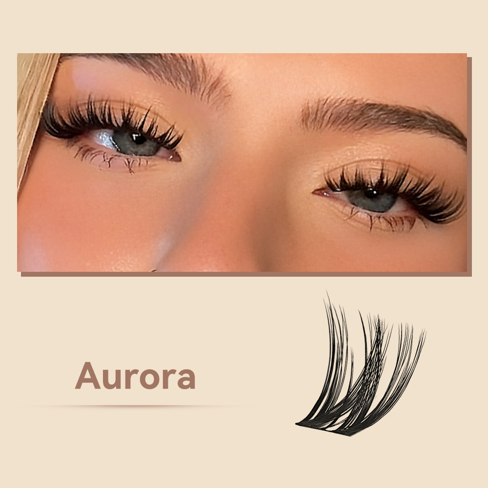 MAXCOMFI Aurora | DOLLEYE™ Full Glam Cluster Lash Kit