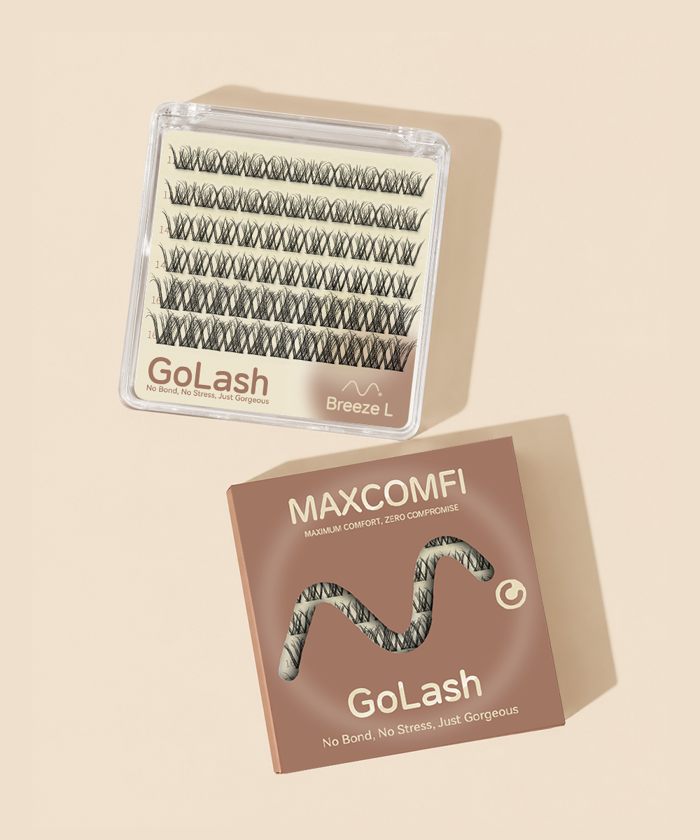 MAXCOMFI GOLASH Breeze Wispy Long Effortless DIY Lashes