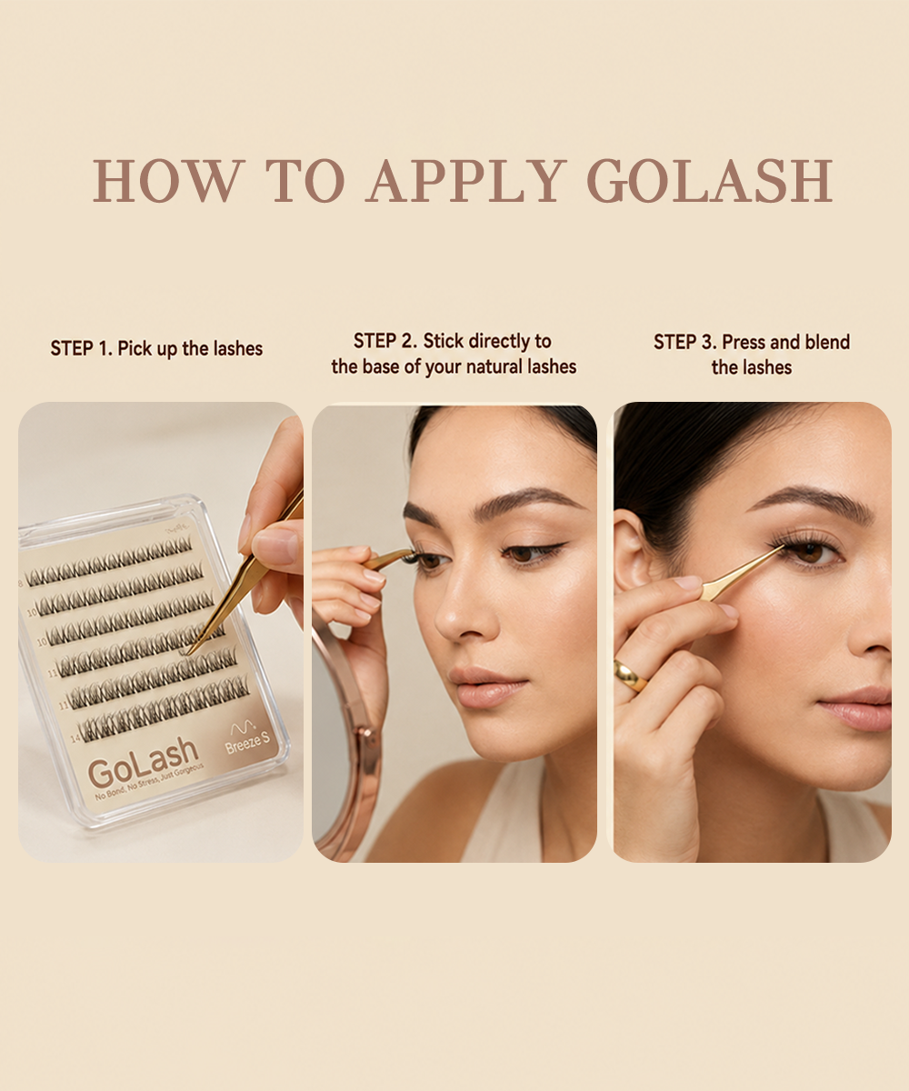 MAXCOMFI GOLASH Breeze Effortless DIY Lashes