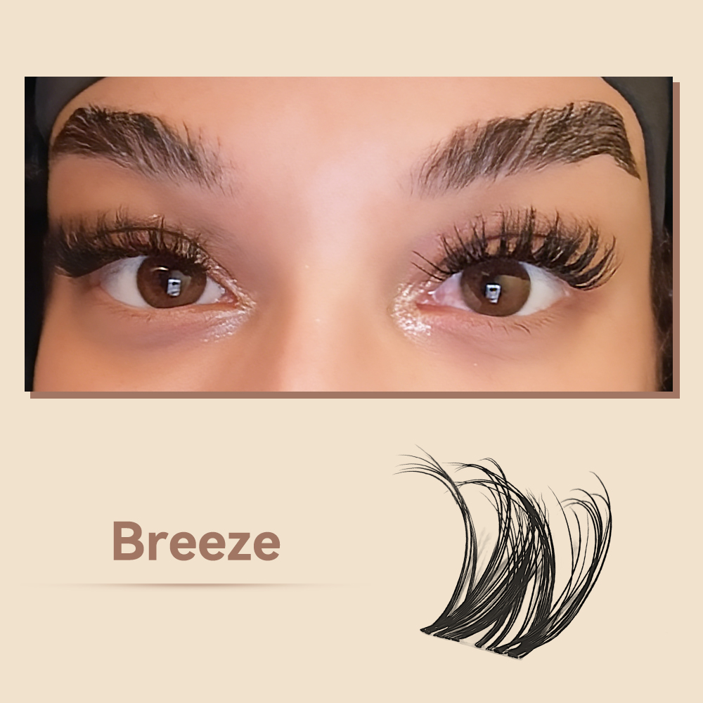 MAXCOMFI Breeze | ZEROFEEL™ Wispy Invisible Cluster Lash Kit