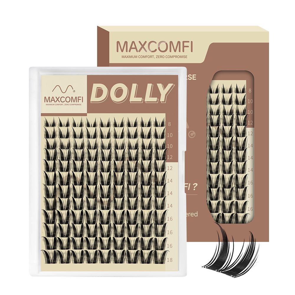 MAXCOMFI Dolly | SCULPTLASH™ Anime Invisible Cluster Lash Only-Maxcomfi