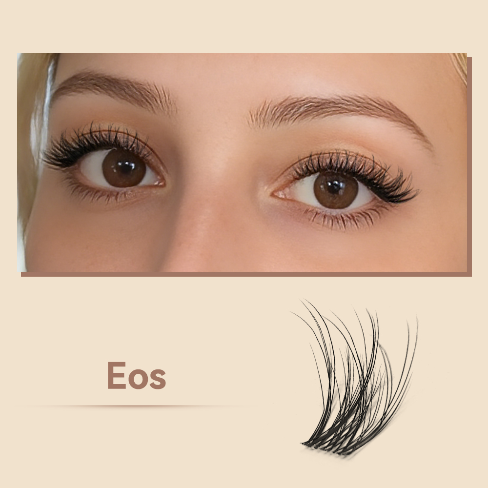 MAXCOMFI Eos | ZEROFEEL™ Natural Seamless Cluster Lash Only